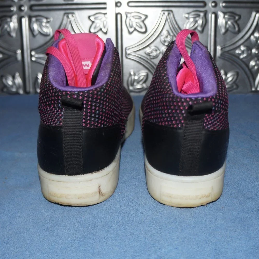 Skechers Girls Size 5.5 Energy Lights Light Up Multicolored High Top